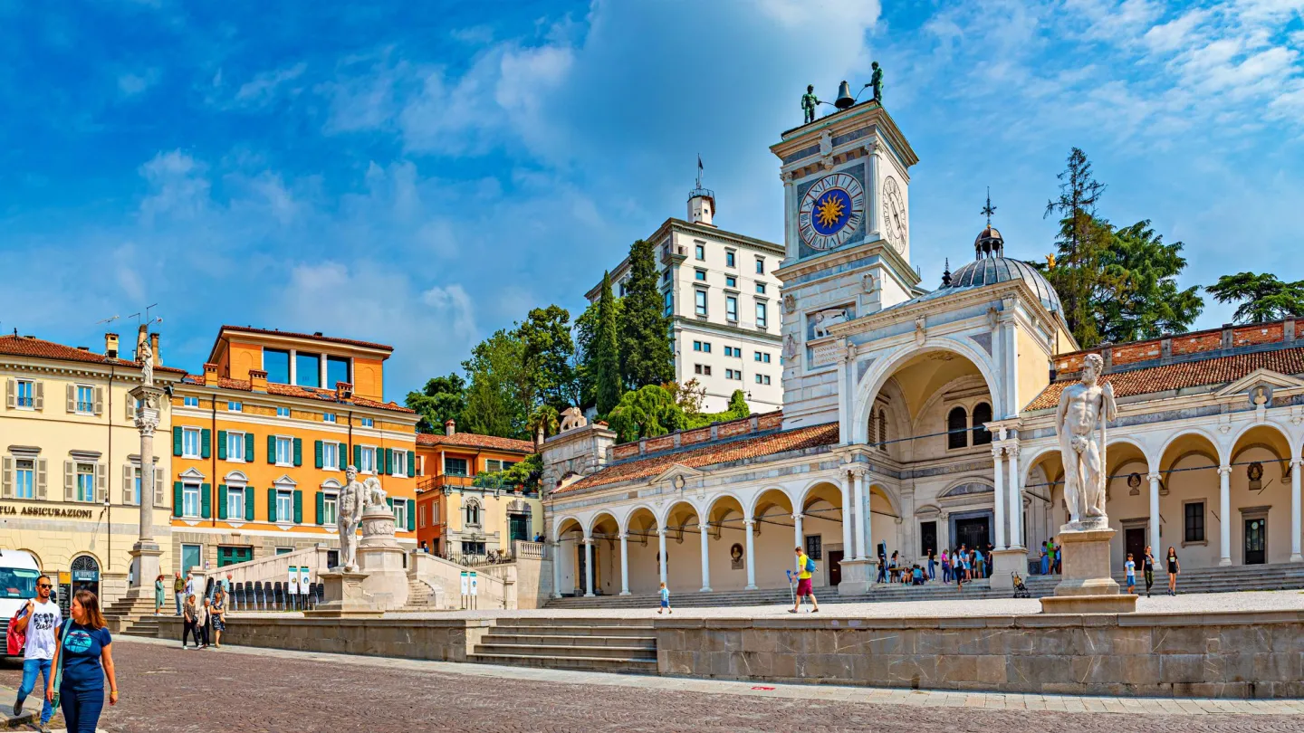 Altstadt von Udine, Italien