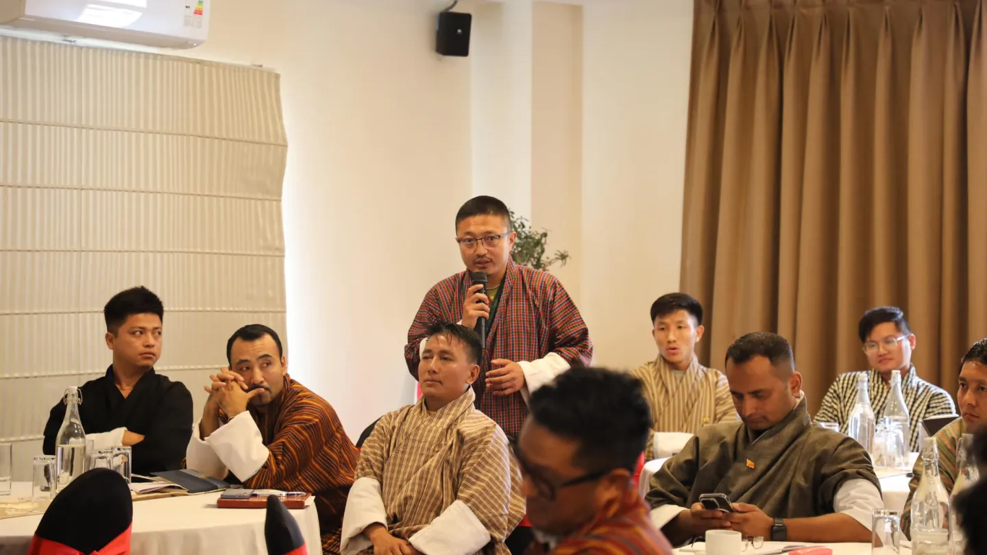 Group of People from a Workshop in Bhutan 