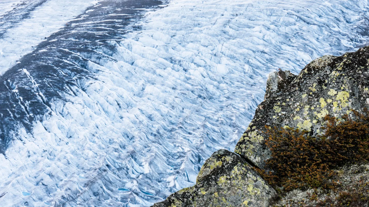 glacier in switzerland