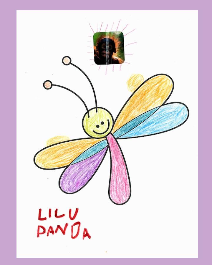 LiLu-Panda-Zeichnung Nina, 5 Jahre