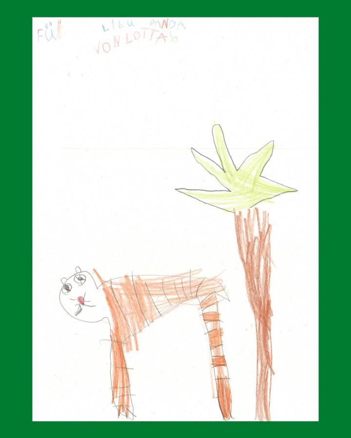 LiLu-Panda-Zeichnung Lotta Sophie, 6 Jahre